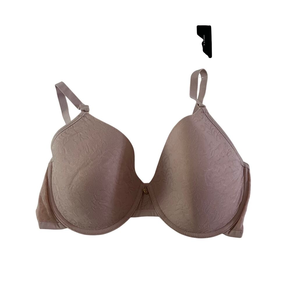 NWT Natori Nude Floral Lace Underwire Bra 34DD Honey Blush